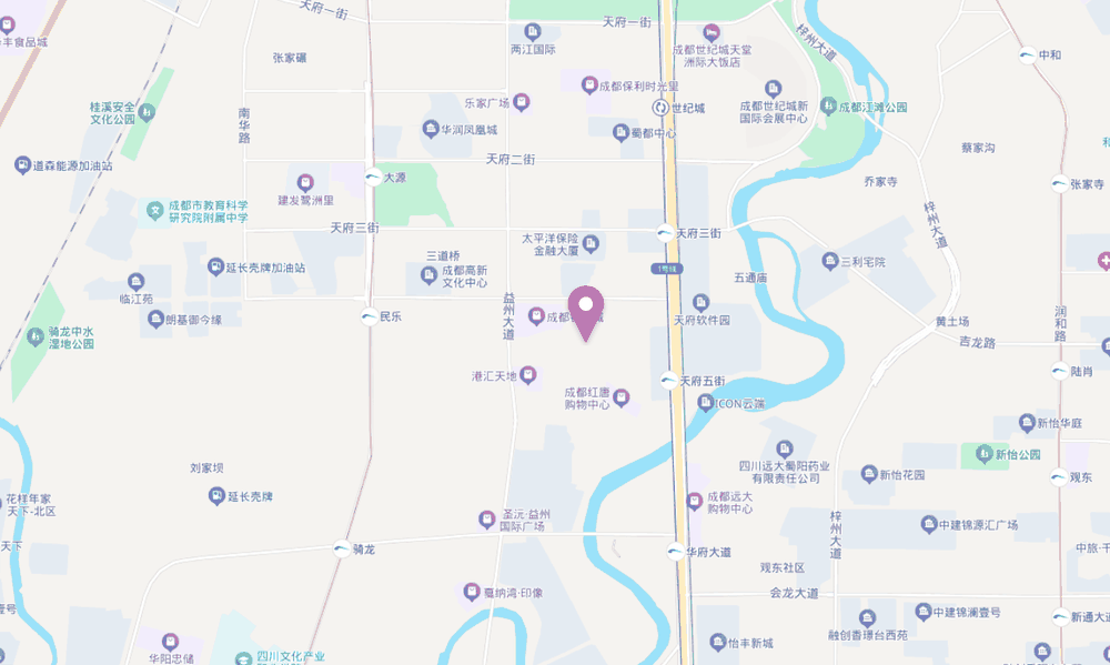 菁蓉国际广场位置地图